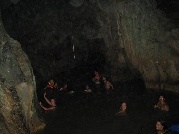 unsupervised cave swimming
