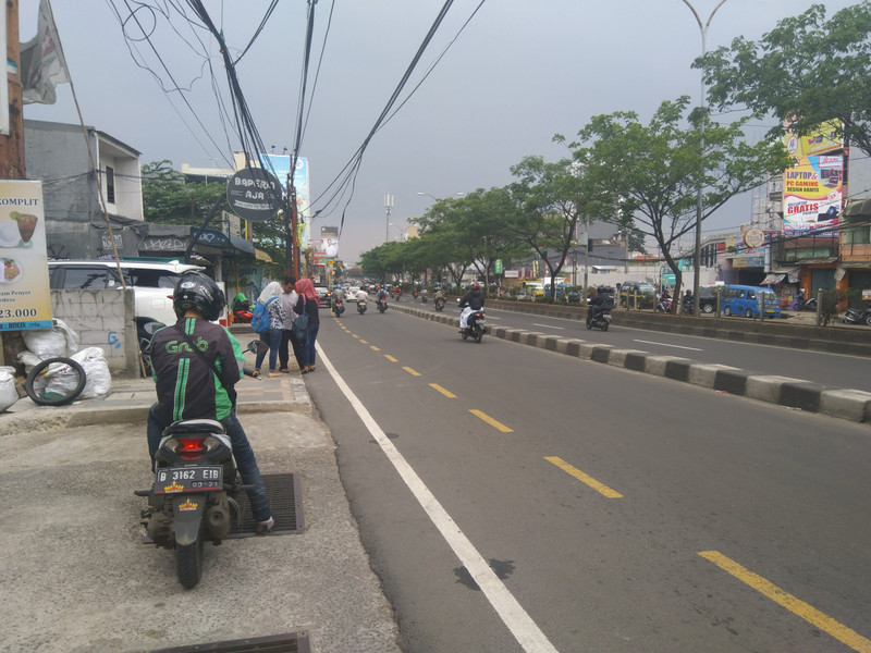 Street in Depok town