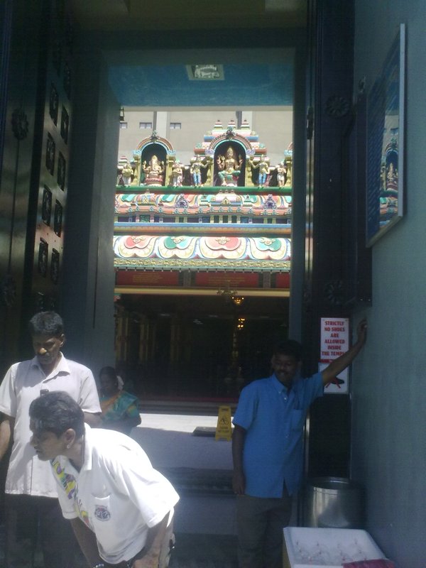 entrance to the temple