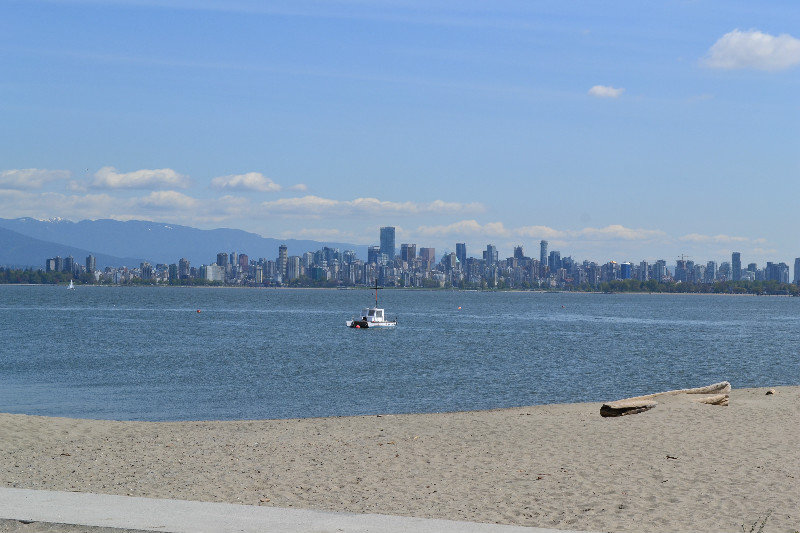 Downtown Vancouver from Jericho Beach