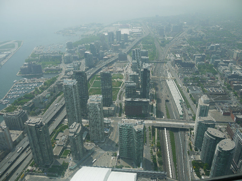 view from CN tower 