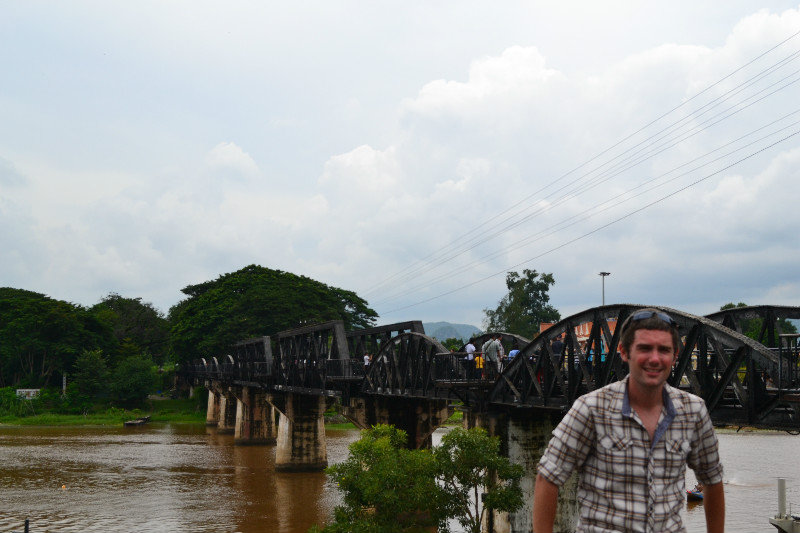 Grant at the Bridge Over The River Kwai