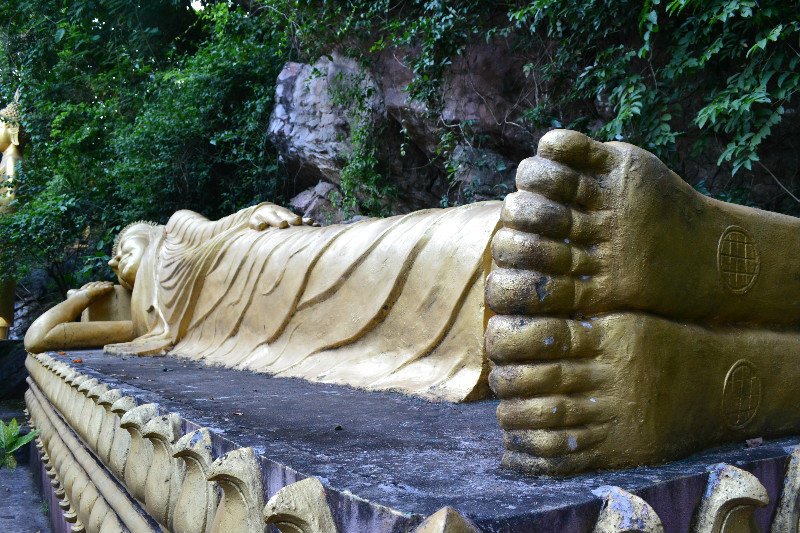 The Reclining Buddha on Mount Phousi