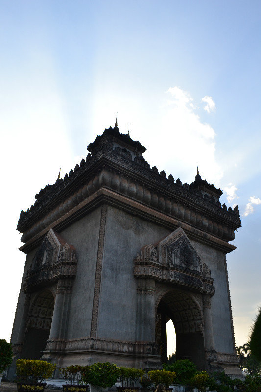 The Arc De Triomph in Vientiane