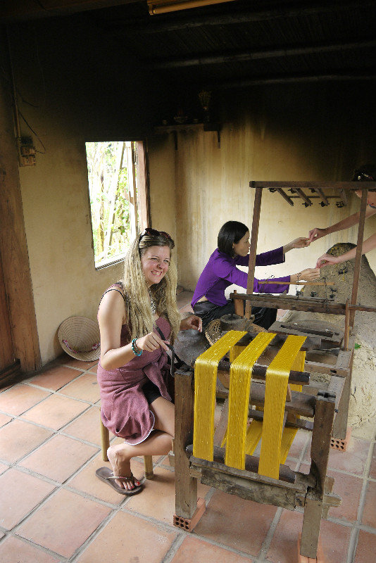 Jade at the silk weaving village