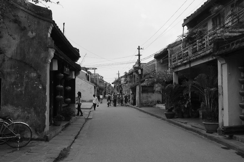One of the streets in Hoi An
