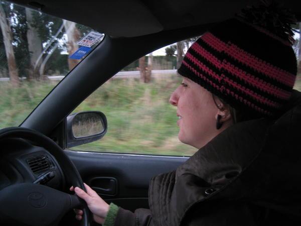 Sandra Driving