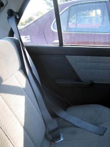 Backseat seatbelts
