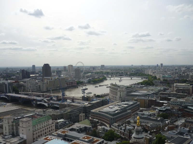 View from the top - St Pauls Cathedral