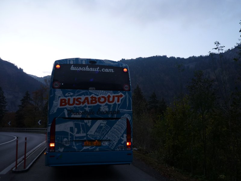 Bye bye big blue bus