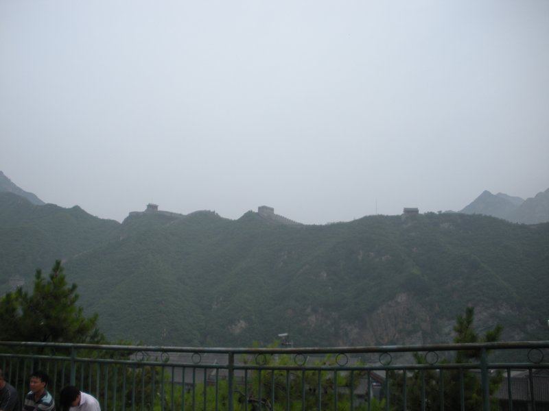 First Glimse of the Great Wall!