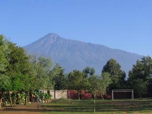 Mount Meru from the School