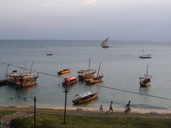 View from our Stone Town Hotel