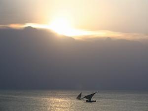 Dhows in the Sunset
