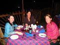 Rachel, Edwina & Lauren enjoying a meal out