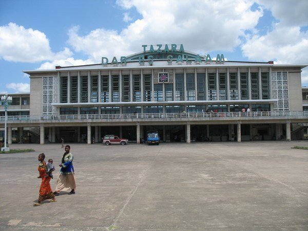 The Dar es Salaam train station