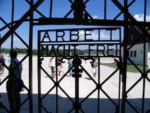 Entrance to Dachau Concentration Camp