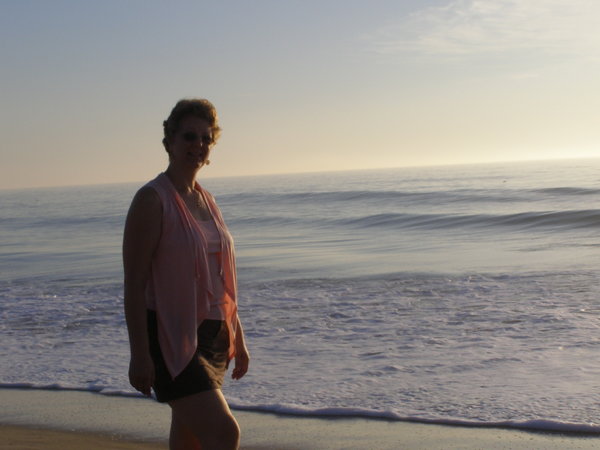 Ms. Hull on the Beach