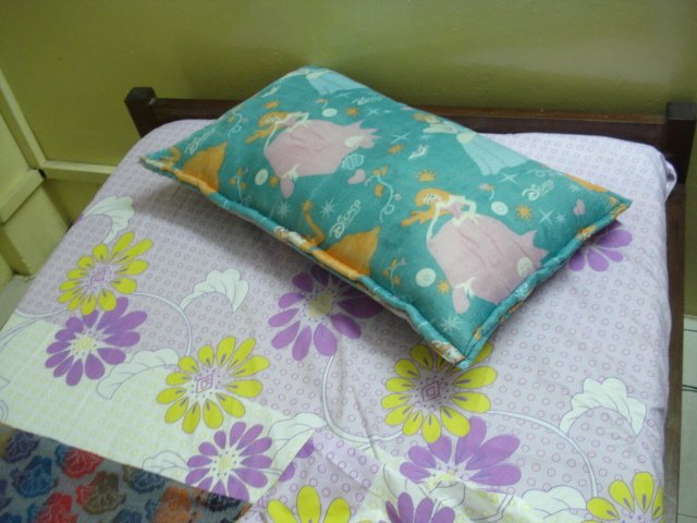Princess Pillow on a Single Bed