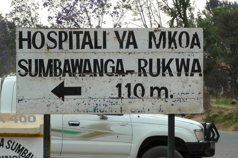 Sign For The Hospital