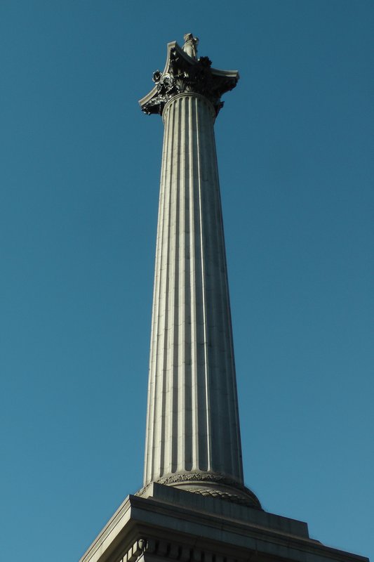 Lord Nelson's Monument In Trafalgar Square