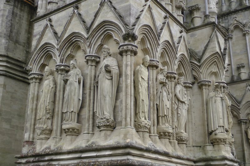 Stone Carvings On The Exterior of The Cathedral