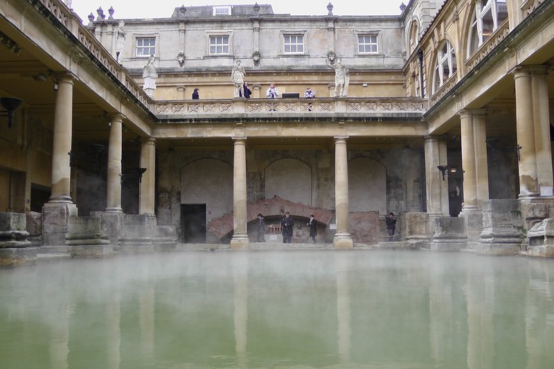 Steam Coming Off The Baths