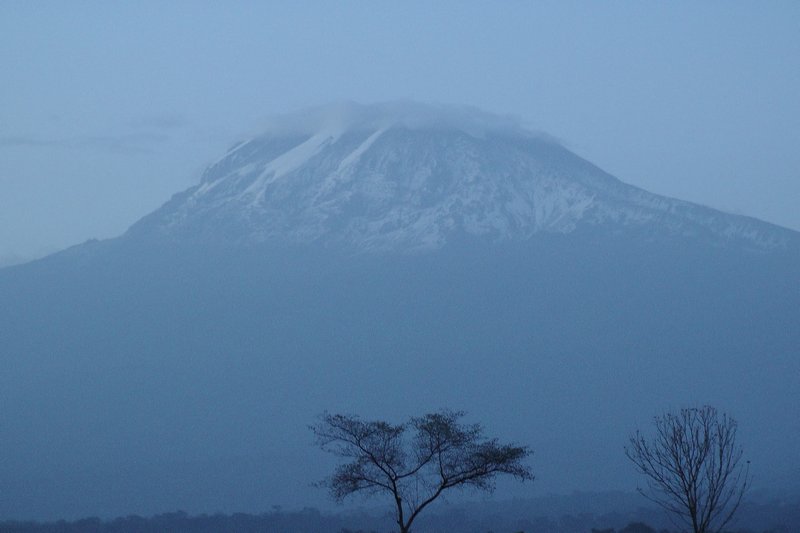 Kilimajaro As The Sunsets