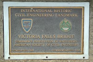 Plaque At The Bridge