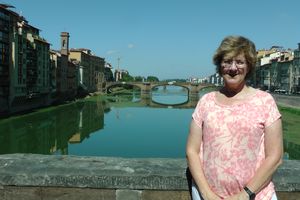 Laurie On The Ponte Vecchio