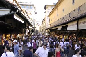 The Tourists On The Pnte Vecchio