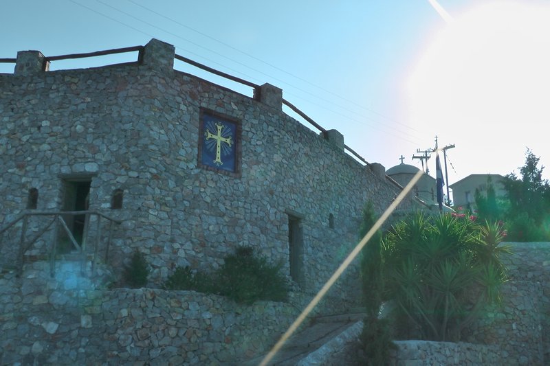 The Monastery On Santorini