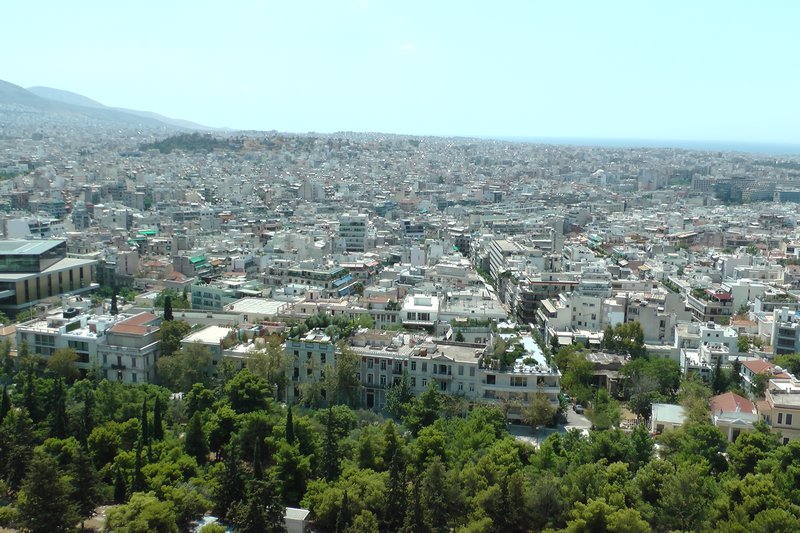 View Of Athens From The Acropolis