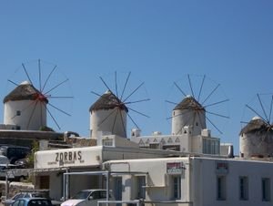 Windmills in Mykonos