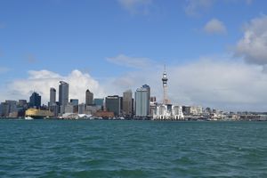 Uitzicht op Auckland