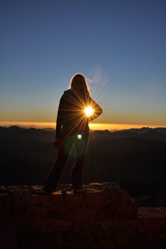 The Sun on Mount Sinai