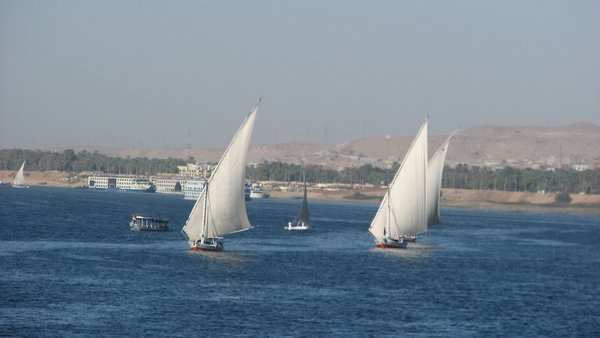 Feluccas on Nile