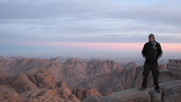Jon in the Sinai Mountains