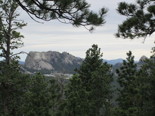 1st view of Mt Rushmore 