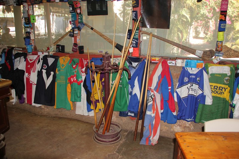 Daly Waters Pub - footy jumpers
