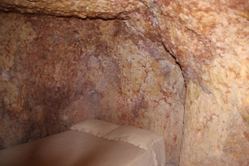 Underground bedroom