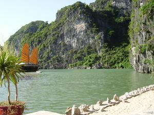 Boats in Halong Bay