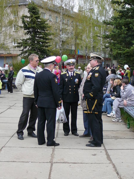 Soldiers after the Parade