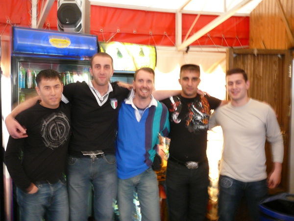 Me with the Guys from the Cafe