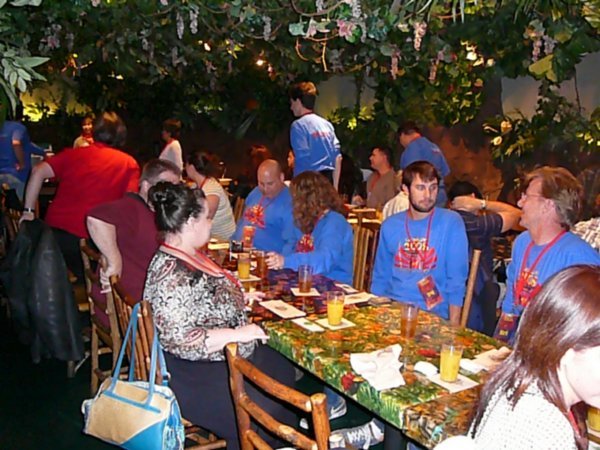 Group Dinner at Rainforest Cafe