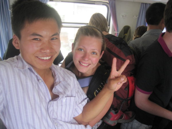 Me and the Chinese guy from the train
