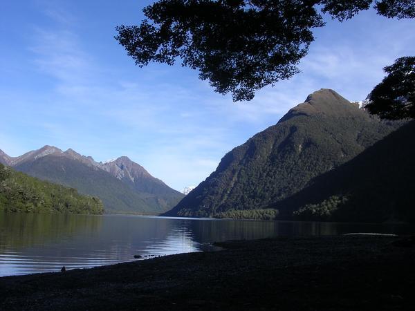 A lake about 30 mins. before Milford Sound.