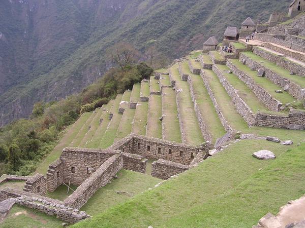 Agricultural terraces at Machu Picchu.