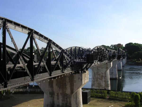 The famous Bridge Over The River Kwai, Kanchanaburi.