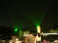 Sentosa Island's evening light and fountain show.